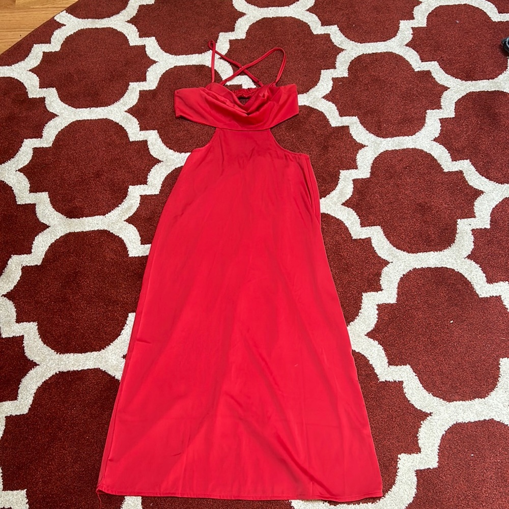 Red dress